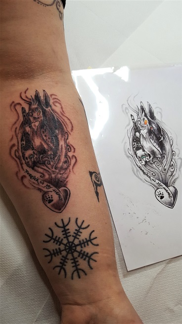 Bochum, Herne : Tattoostudio, UV-Tattoos, Aquarell, White Tattoo 